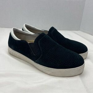 Circus by Sam Edelman Slip On Black Suede Sneakers Casual Womens Size 6.5